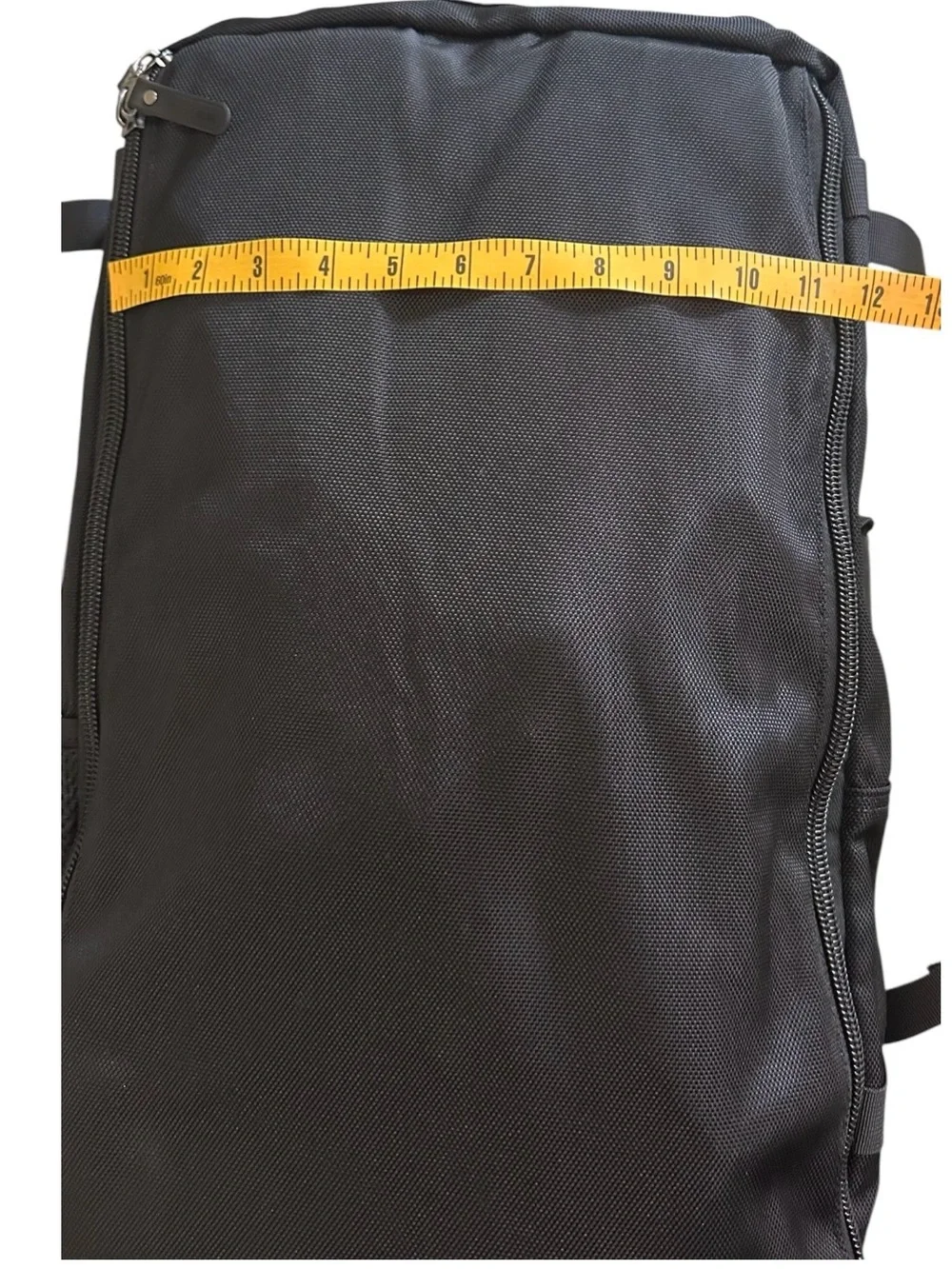 KALA Design Men's Black Backpack - Durable Travel & Commuter Bag. 20”x12”x7”.